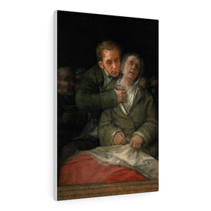 Goya Attended by Doctor Arrieta - Francisco Goya Canvas