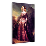 Princess Maria Carolina Augusta of Bourbon-Two Sicilies - Franz Xaver Winterhalter Canvas