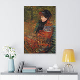 Autumn (Profile of Lydia Cassatt) - Mary Cassatt Canvas