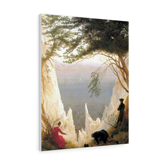 Chalk Cliffs on Rügen - Caspar David Friedrich Canvas