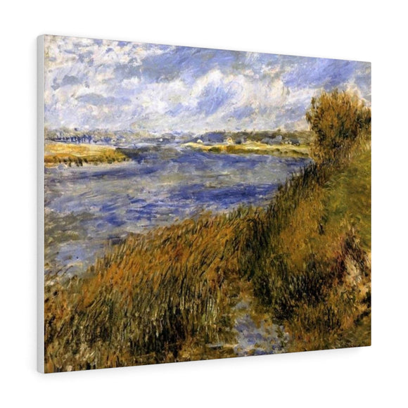 The Banks of the Seine at Champrosay - Pierre-Auguste Renoir Canvas