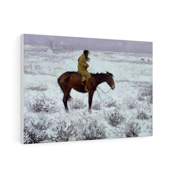 The Herd Boy - Frederic Remington Canvas