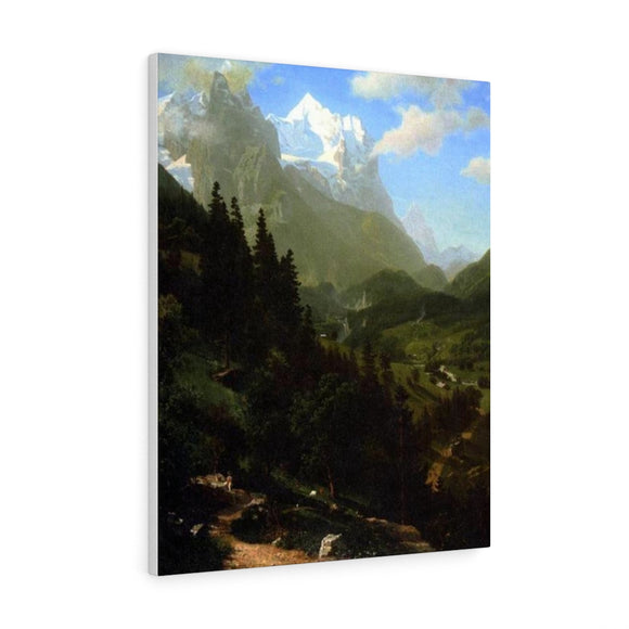 The Wetterhorn - Albert Bierstadt Canvas
