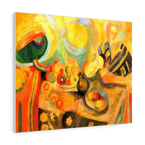 Pouring - Robert Delaunay Canvas