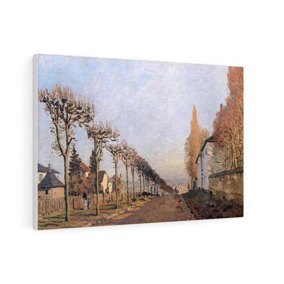 Chemin De La Machine Louveciennes - Alfred Sisley Canvas