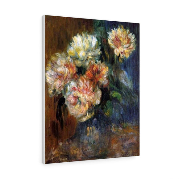 Vase of Peonies - Pierre-Auguste Renoir Canvas