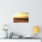 Buffalo on the Plains - Albert Bierstadt Canvas