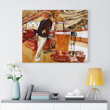 Captain Herbert M. Sears on deck of the Schooner Yacht Constellation - John Singer Sargent Canvas