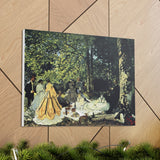 Luncheon on the Grass - Claude Monet Canvas Wall Art