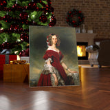 Louise, Queen of the Belgians - Franz Xaver Winterhalter Canvas