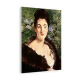 Lady in a fur - Edouard Manet Canvas