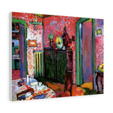 Interior (My dining room) - Wassily Kandinsky Canvas