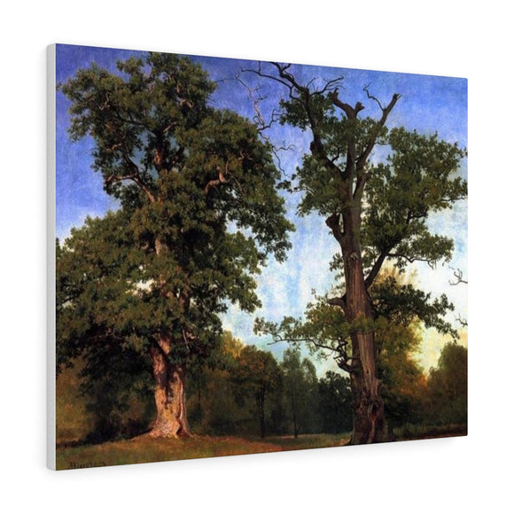 Pioneers of the Woods - Albert Bierstadt Canvas