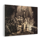 The Three Crosses - Rembrandt Canvas