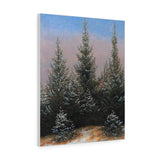 Fir Trees in the Snow - Caspar David Friedrich Canvas