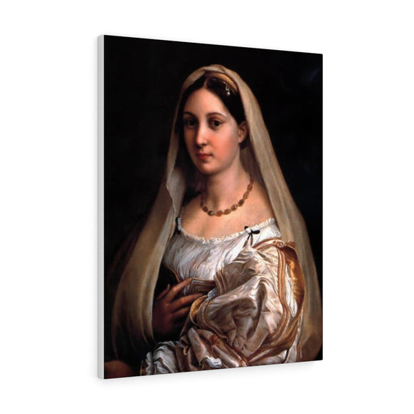 The Veiled Woman, or La Donna Velata - Raphael Canvas