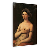 Portrait of a Young Woman (or La Fornarina) - Raphael Canvas