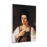 Portrait of a Courtesan - Caravaggio Canvas