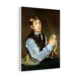 A young man peeling a pear (Portrait Of Leon Leenhoff) - Edouard Manet