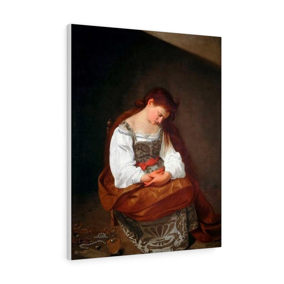 Penitent Magdalene - Caravaggio Canvas