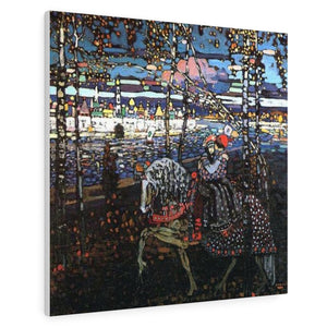 Couple riding - Wassily Kandinsky Canvas