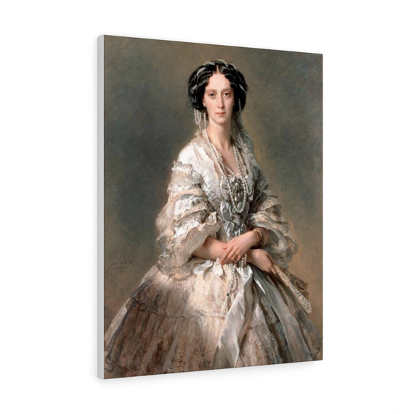 Empress Maria Alexandrovna - Franz Xaver Winterhalter Canvas