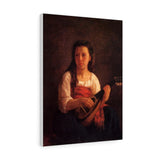 The Mandolin Player - Mary Cassatt Canvas