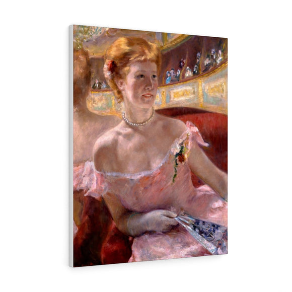 Woman with a Pearl Necklace - Mary Cassatt Canvas
