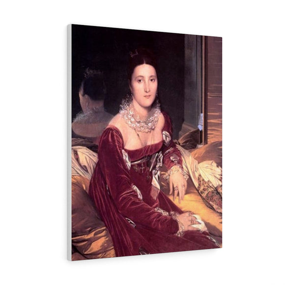 Portrait of Madame de Senonnes - Jean Auguste Dominique Ingres