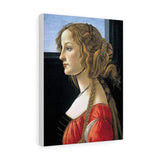 Portrait of Simonetta Vespucci (Portrait of a Young Woman) - Sandro Botticelli Canvas