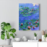 Red Water Lilies - Claude Monet Canvas